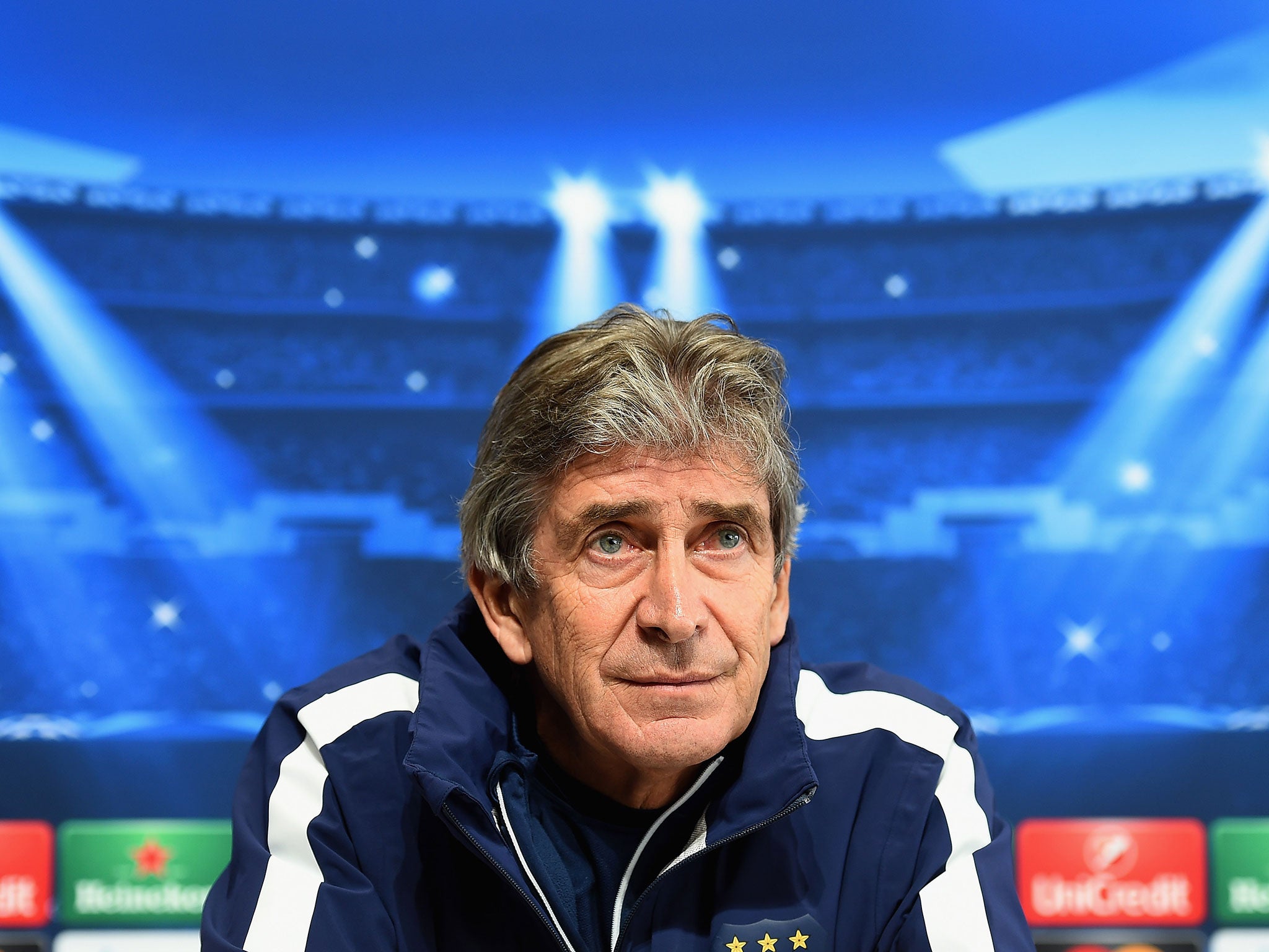 Manchester City manager Manuel Pellegrini