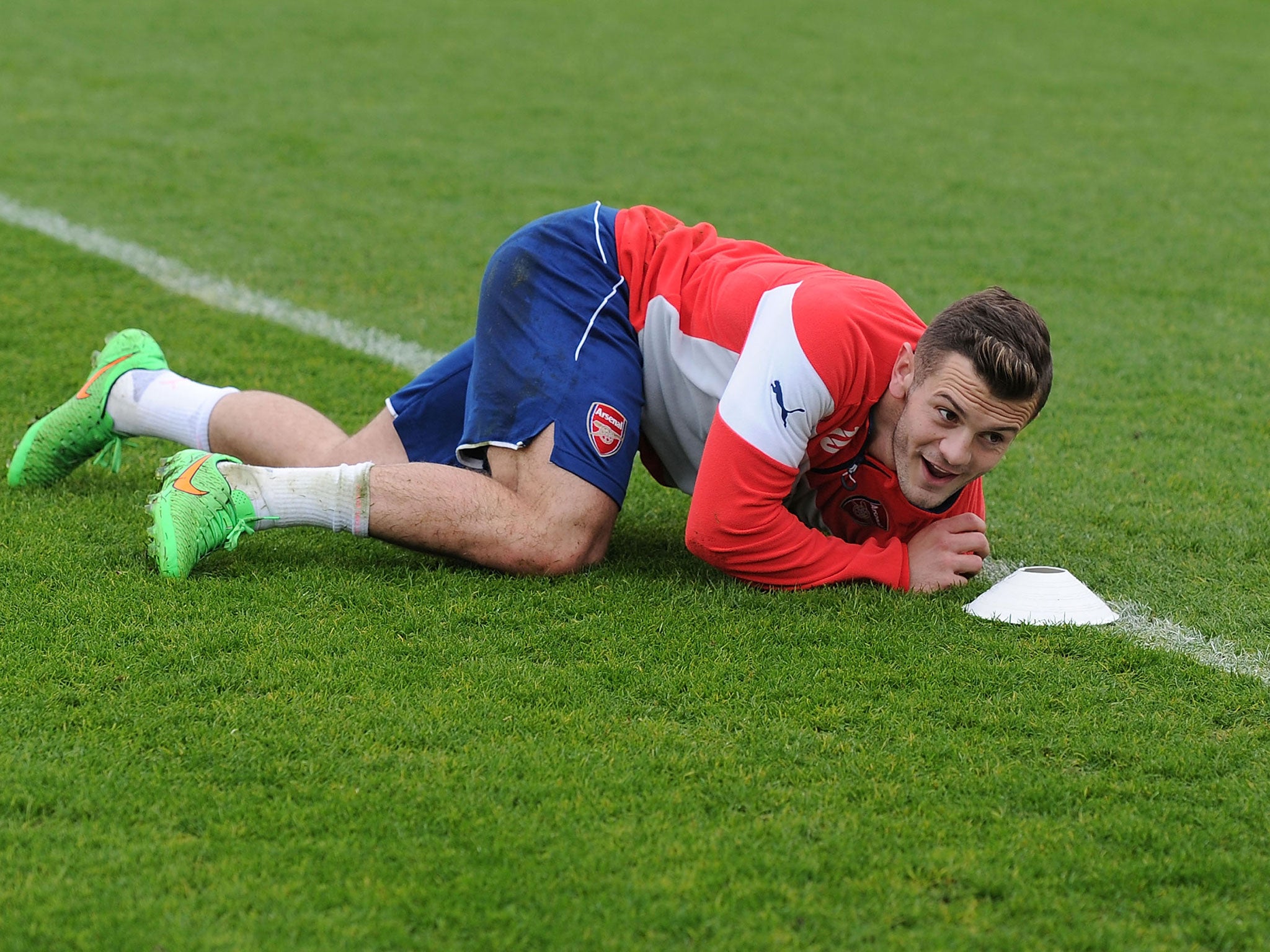 Wilshere has not trained since Friday afternoon