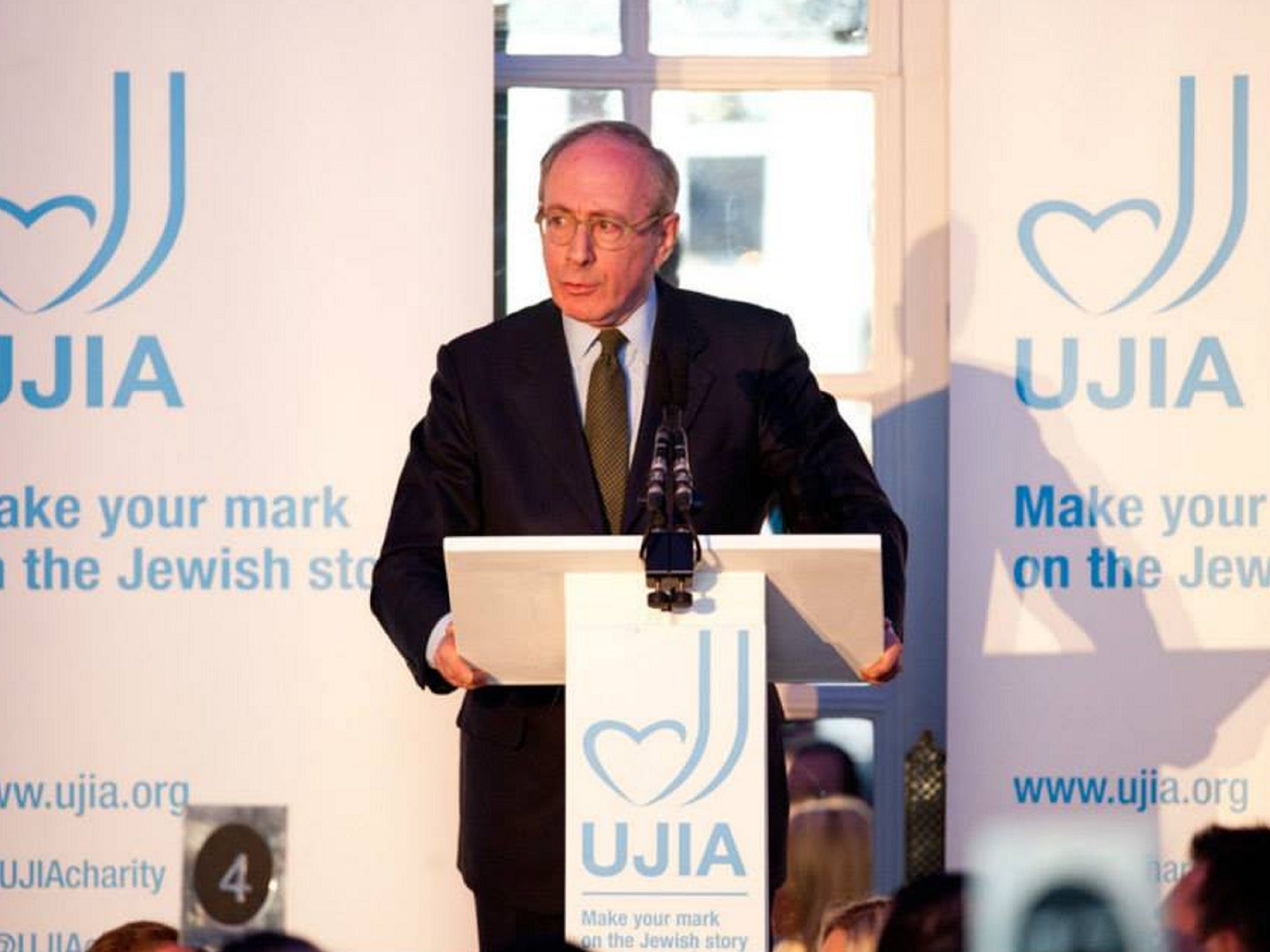 Malcolm Rifkind at the United Jewish Israel Appeal last May