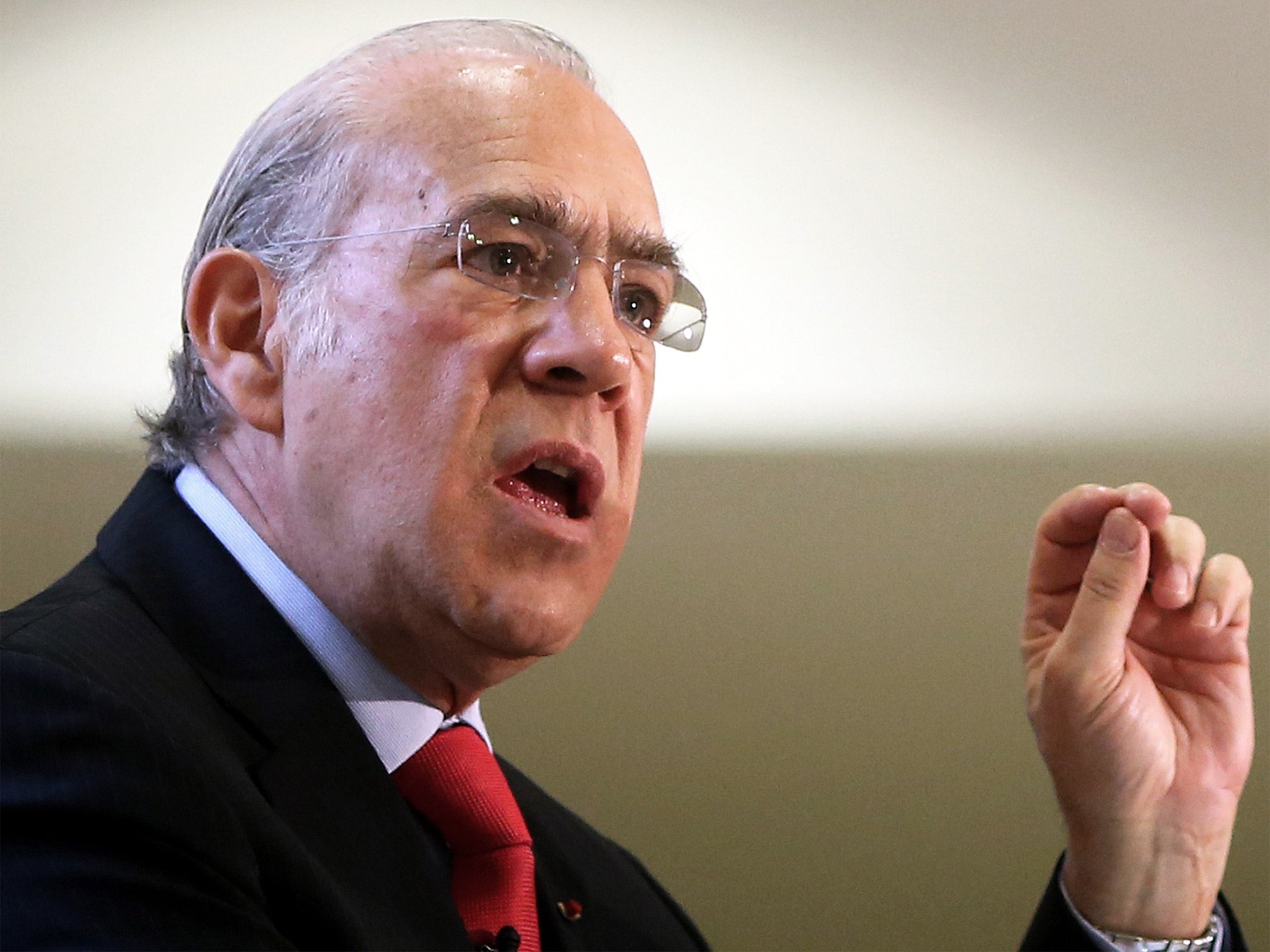 Angel Gurria hailed the Chancellor’s ‘effective economic policies’