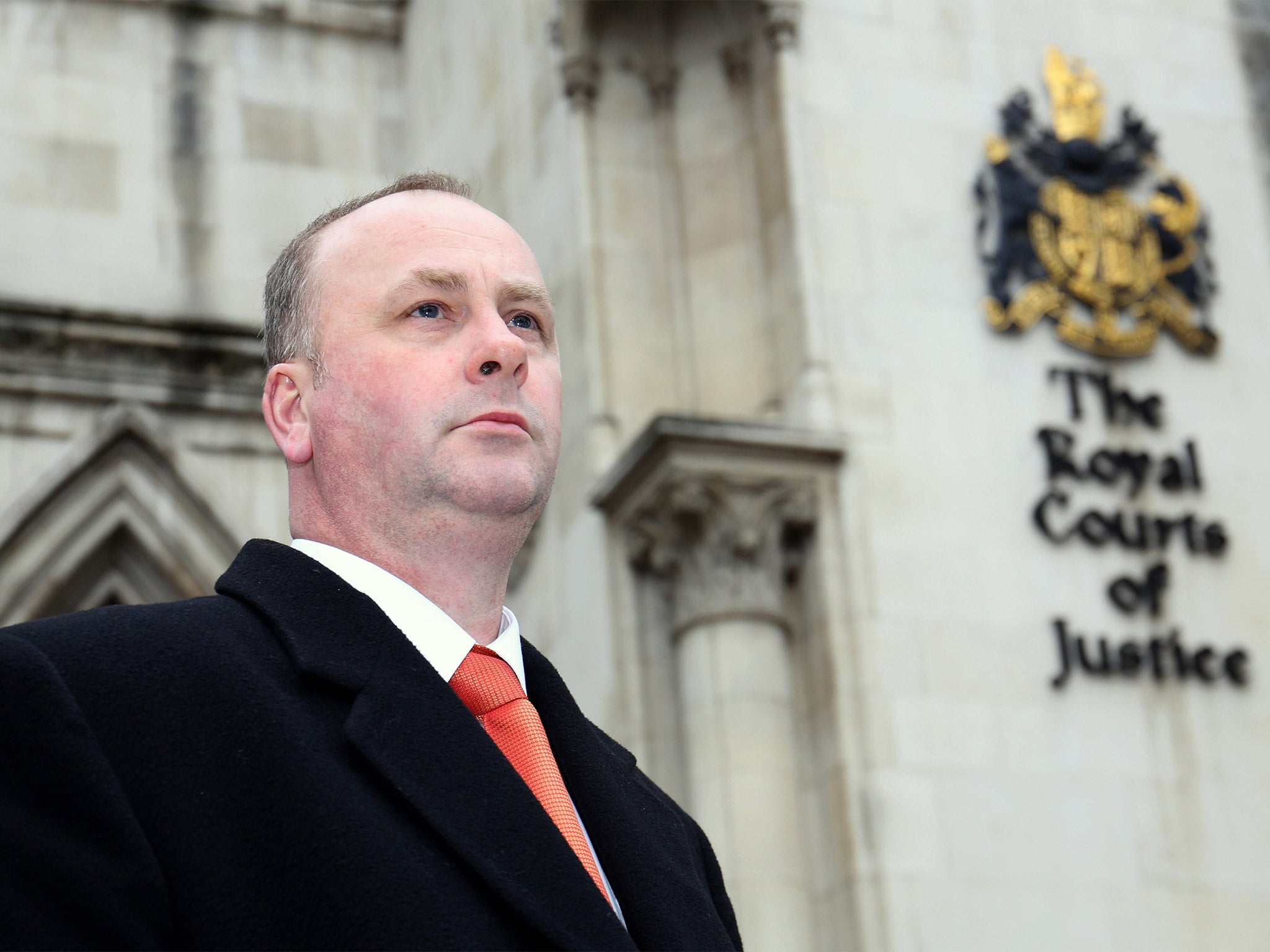 Barry Beavis, outside the Royal Courts of Justice on Tuesday, says he is fighting ‘for every motorist in every car park’