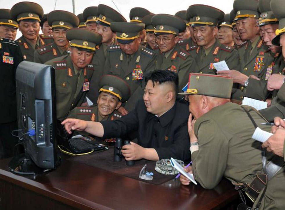 Kim Jong-un, pictured last year with his generals, has incited increasing global unease over his nuclear tests