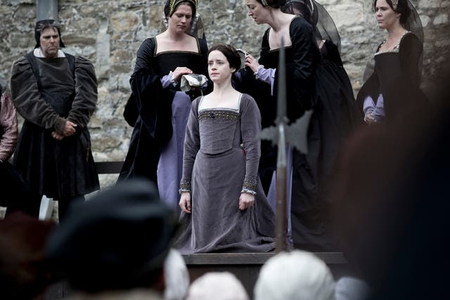 Anne Boleyn's beheading in BBC Two's Wolf Hall