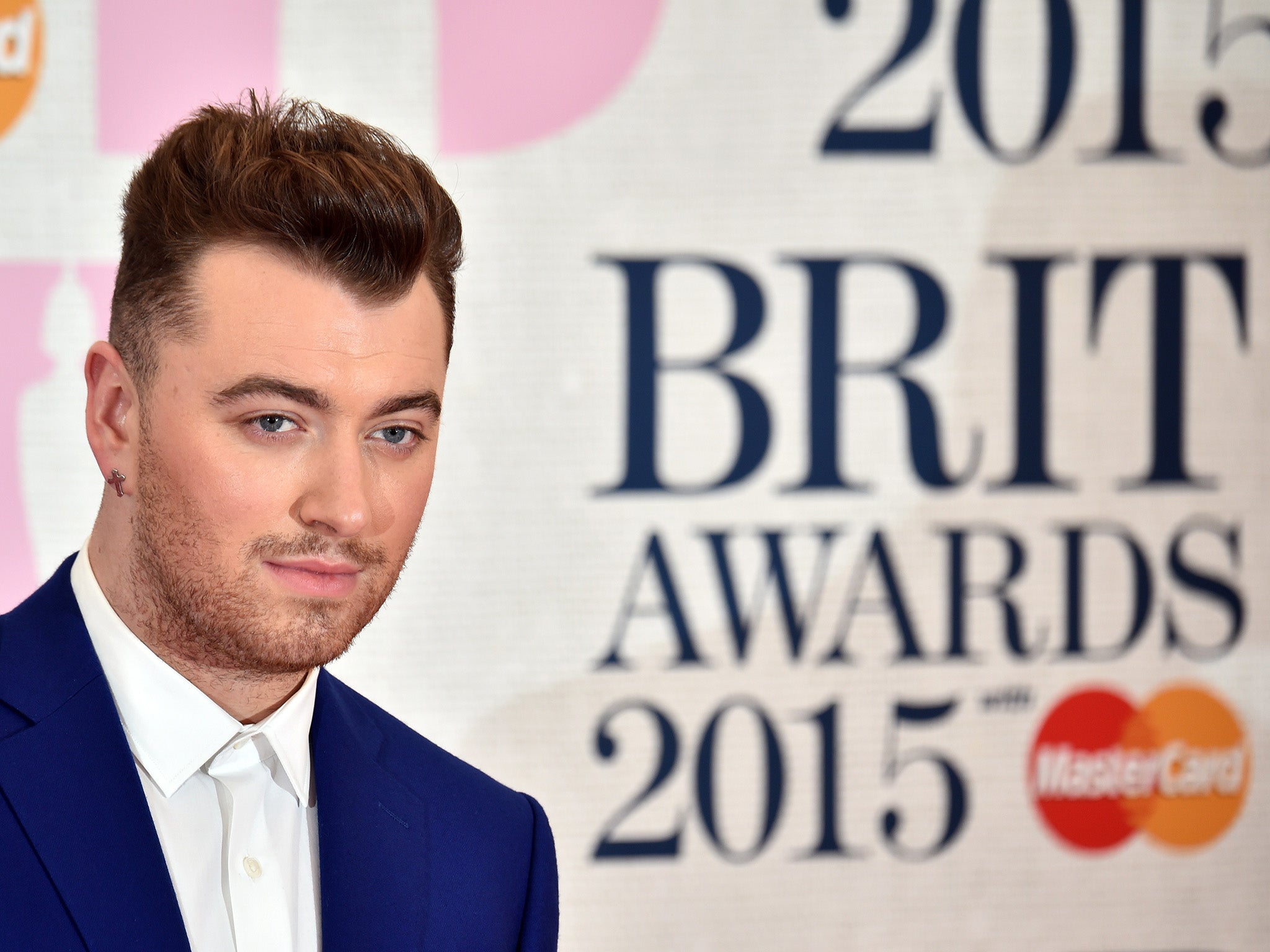 Sam Smith at the Brits (LEON NEAL/AFP/Getty Images)