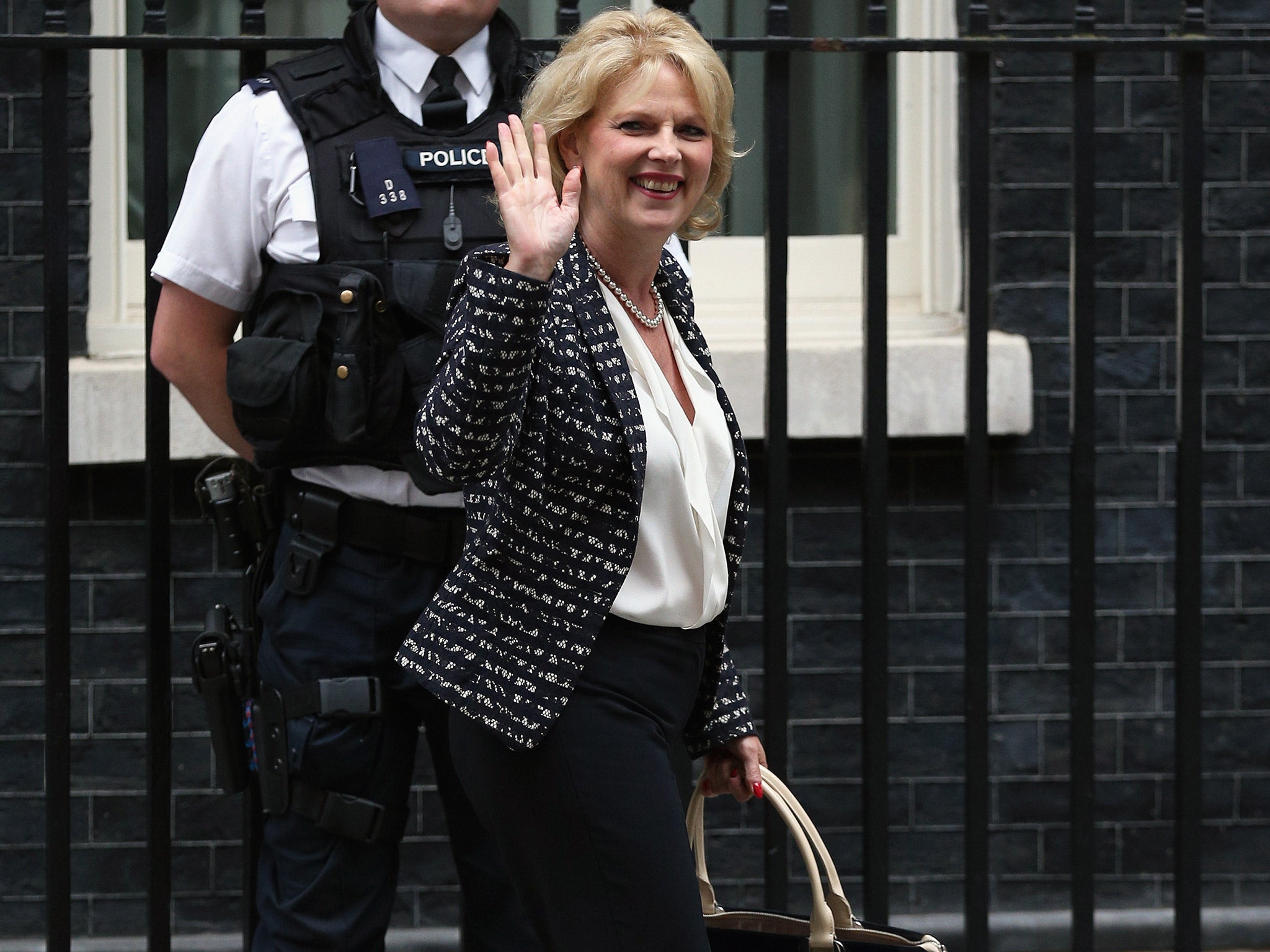 Anna Soubry, Minister for Welfare, Personnel and Veterans at the Ministry of Defence