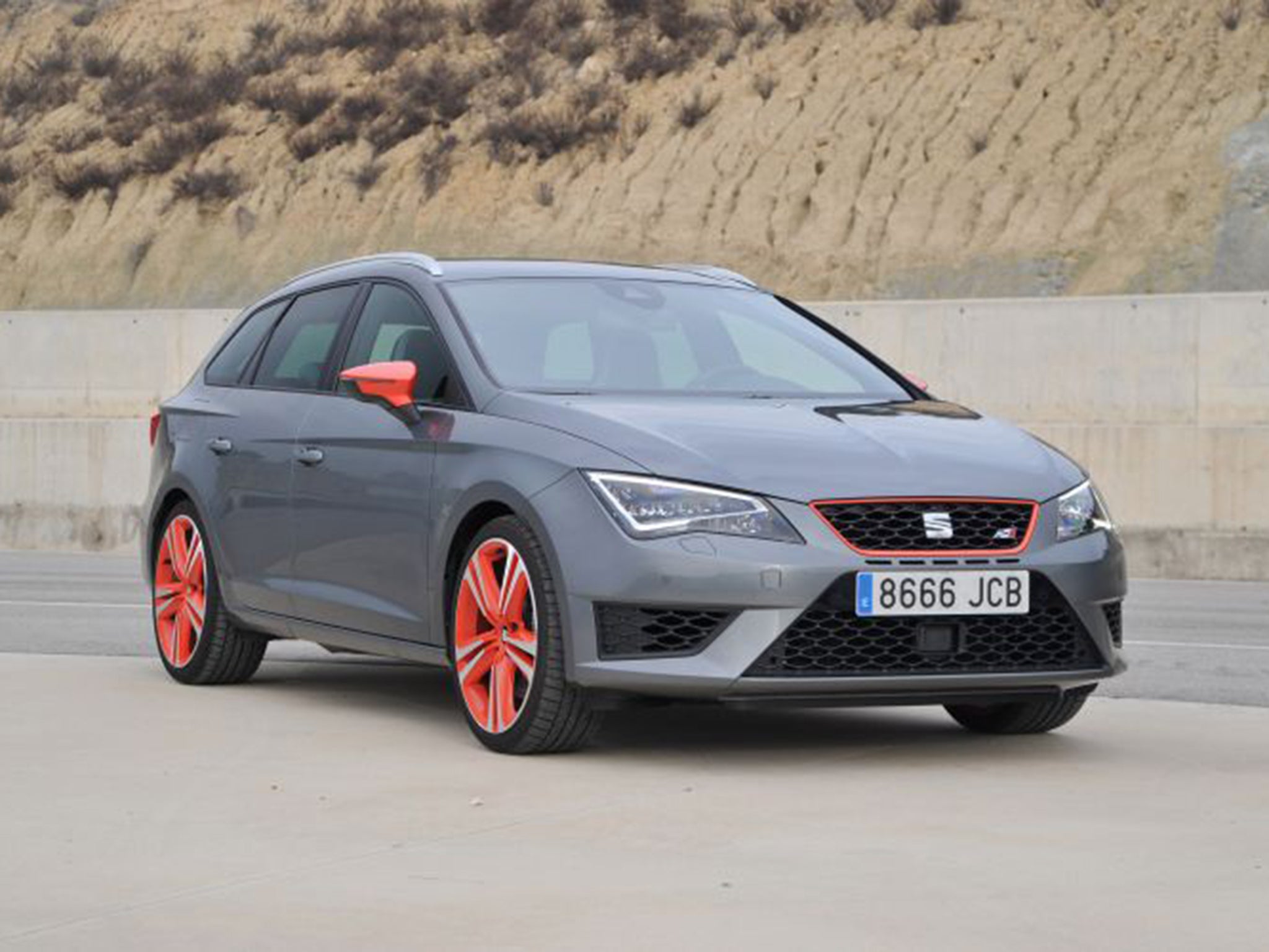 The Seat Leon ST Cupra is kitted out with an impressive 280 horsepower