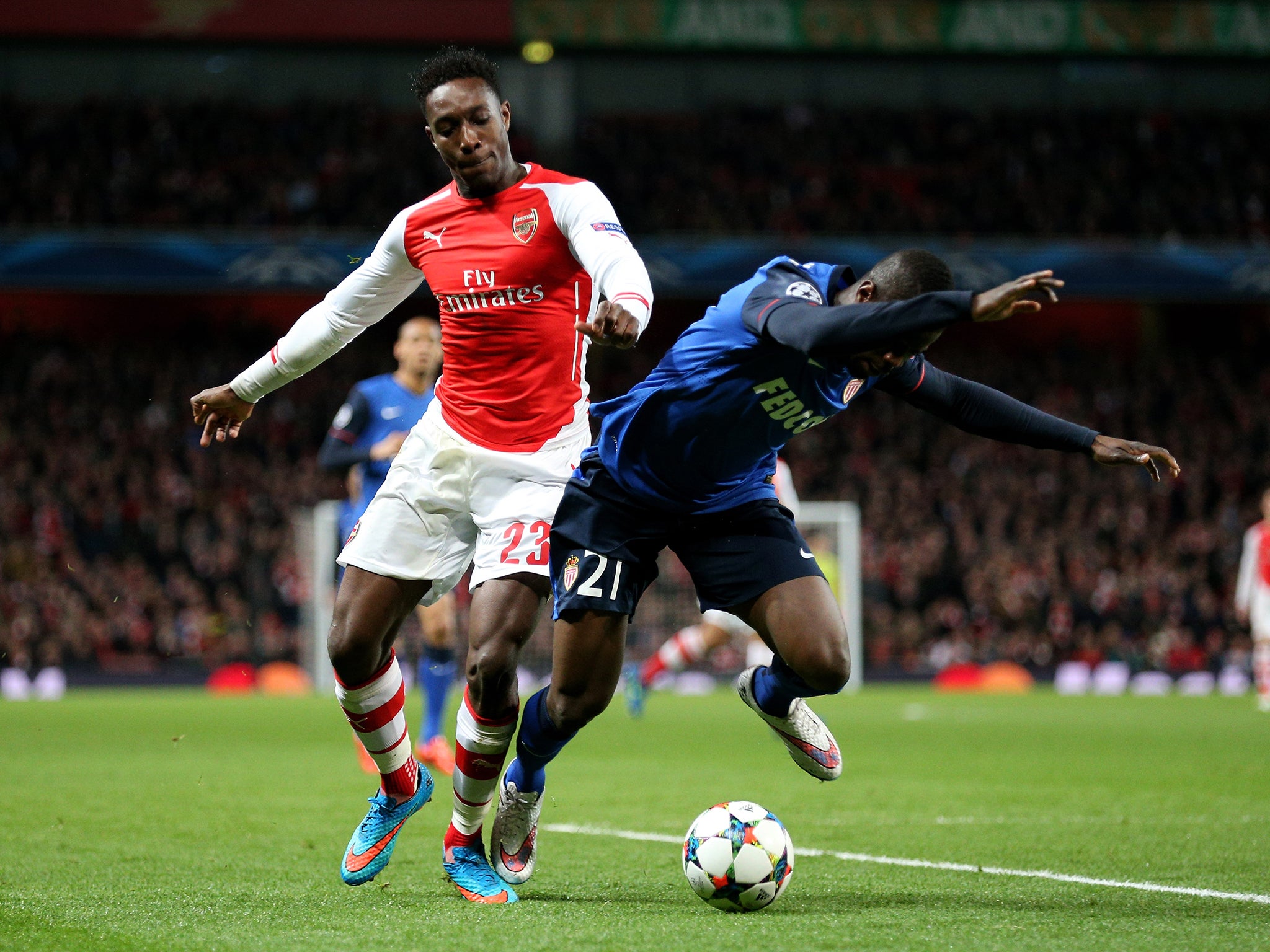 Danny Welbeck in action