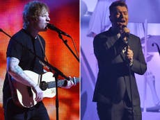 Ed Sheeran and Sam Smith share top prizes