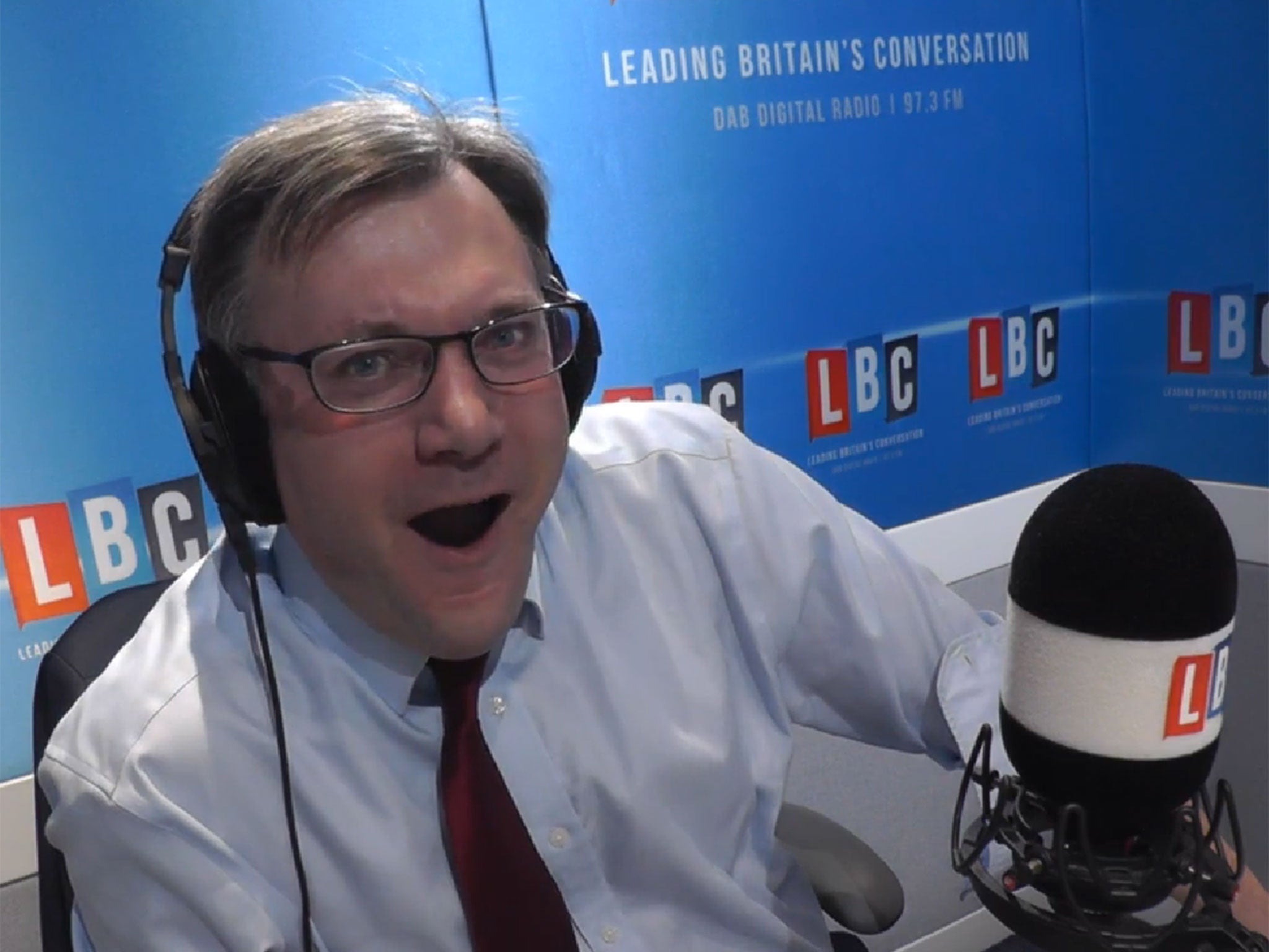 Ed Balls was asked about his sexual prowess during a birthday appearance on LBC Radio
