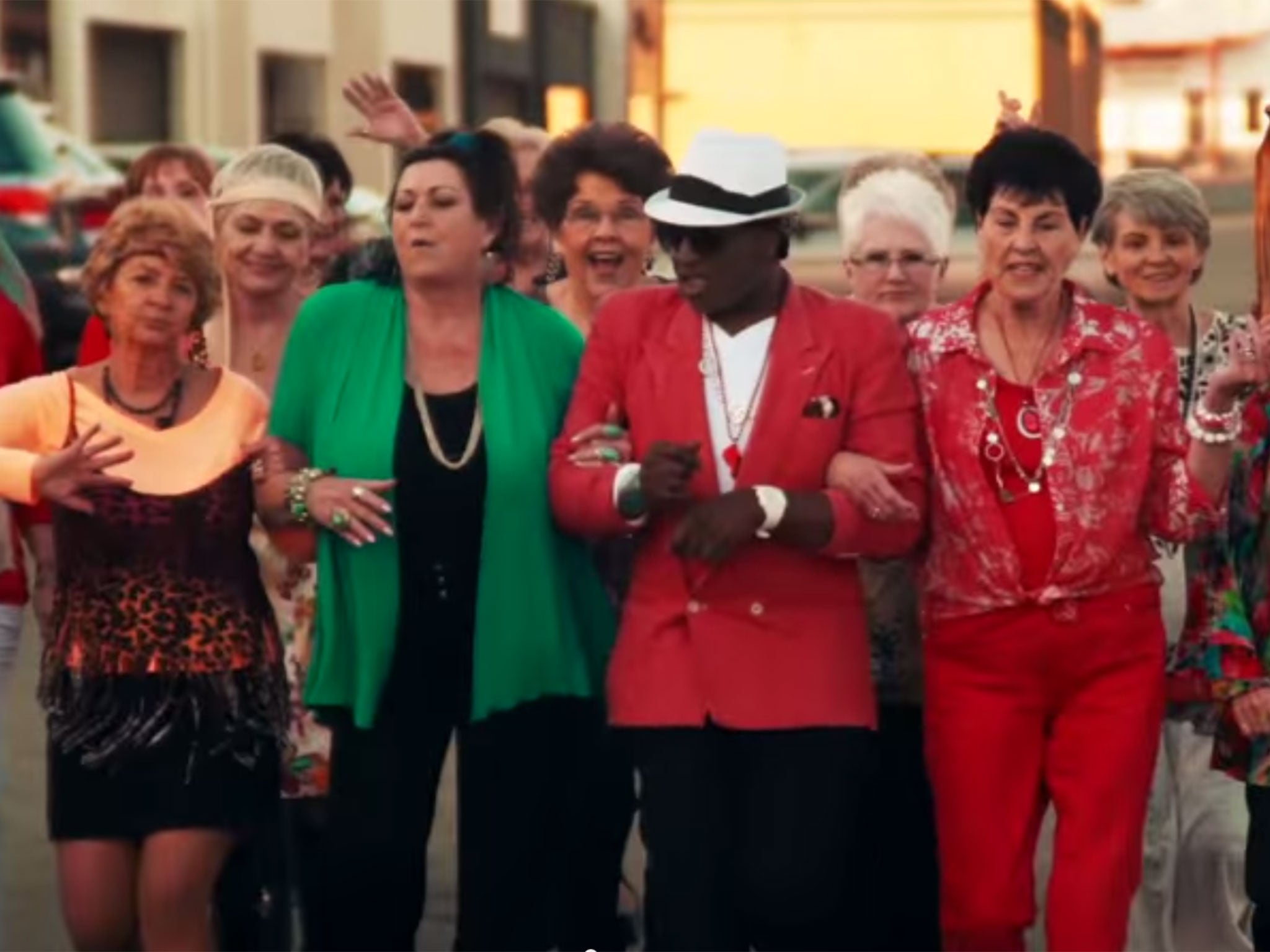 Alex Boye recreates 'Uptown Funk' with a group of 'dancing grannies'