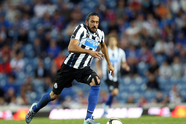 Jonas Gutierrez last played for Newcastle in October 2013