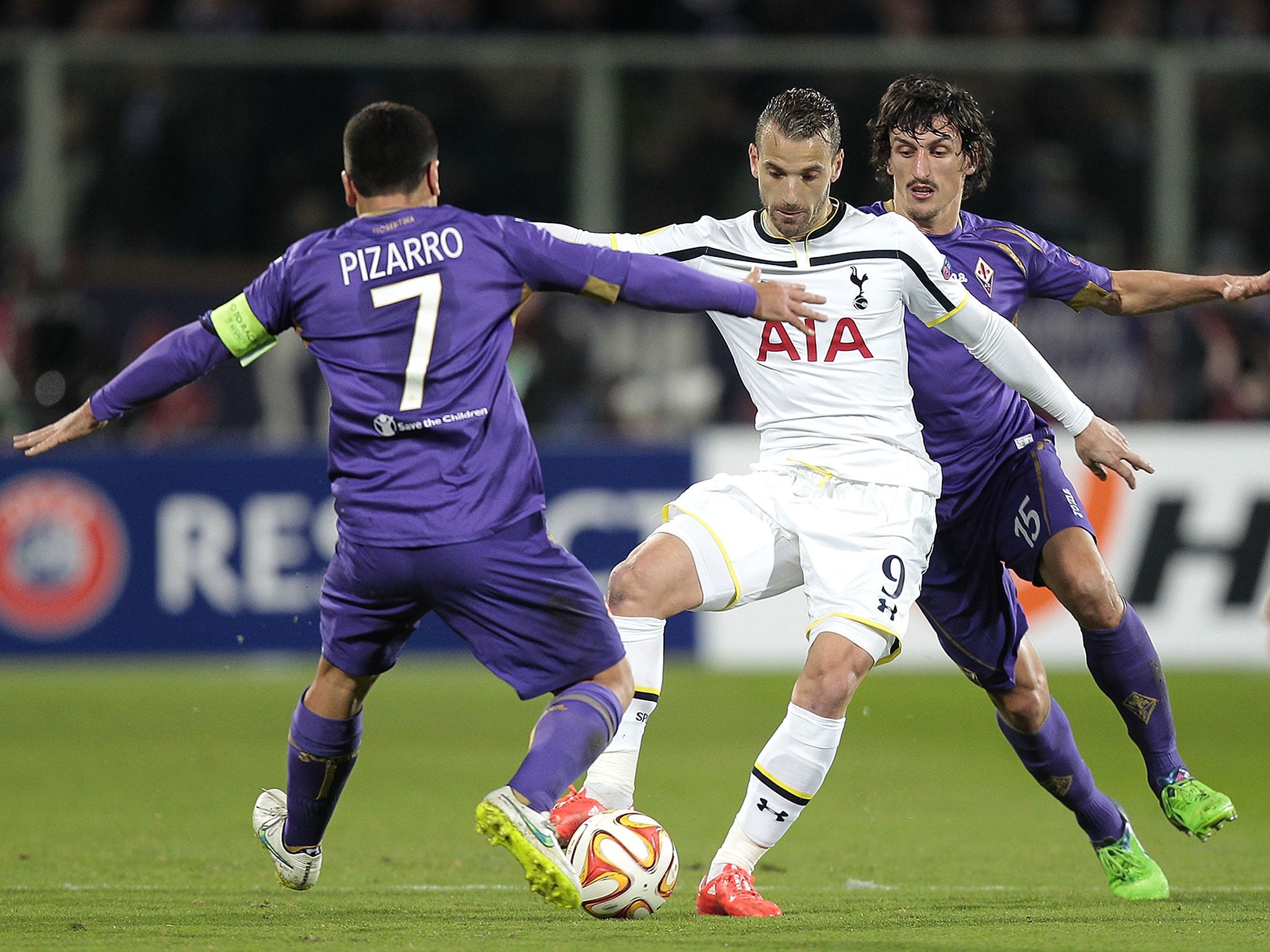 Roberto Soldado wasted a glorious chance for Spurs as they crashed out of Europe again