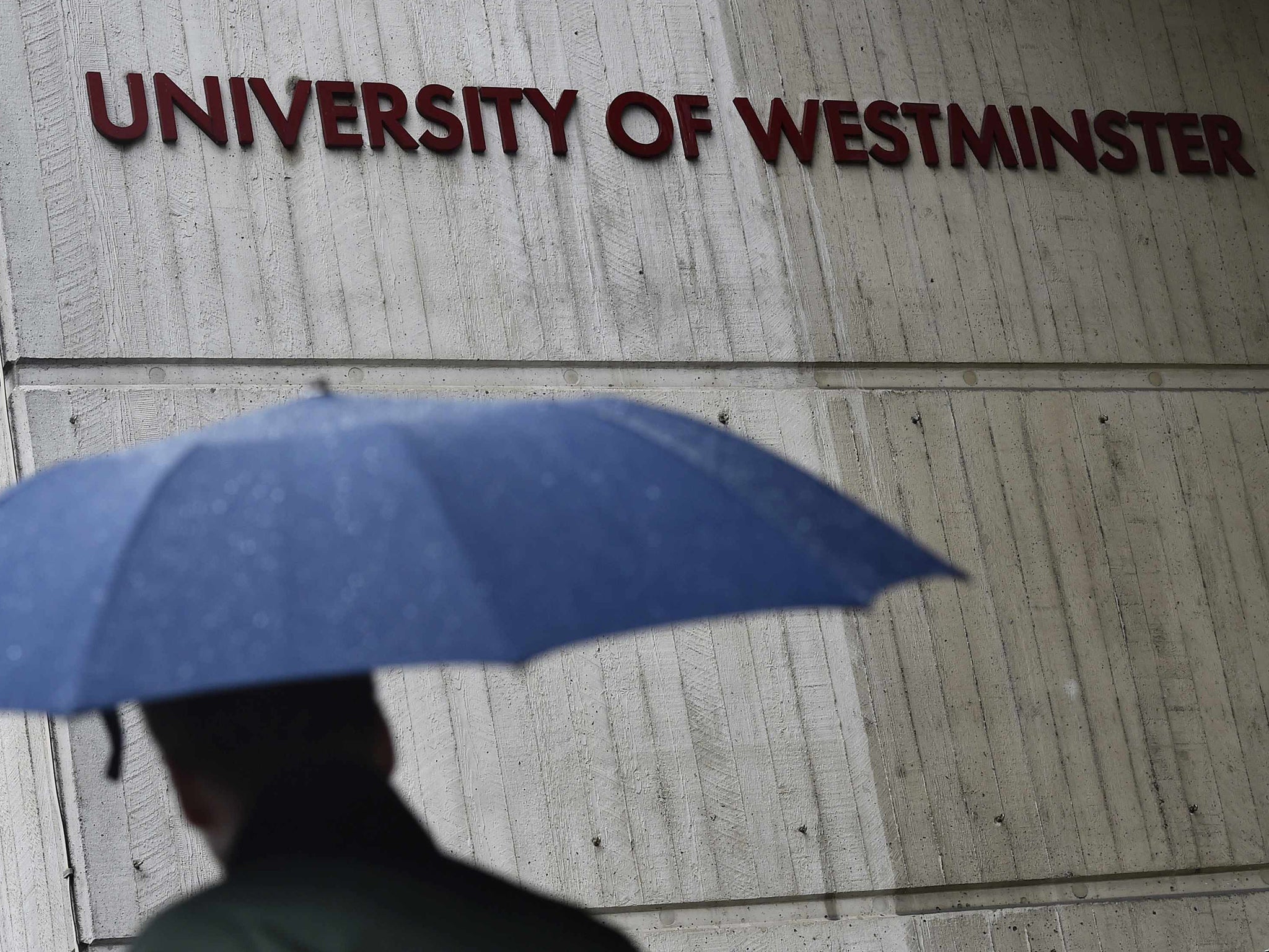 The University of Westminster, where he studied computer programming (Reuters)