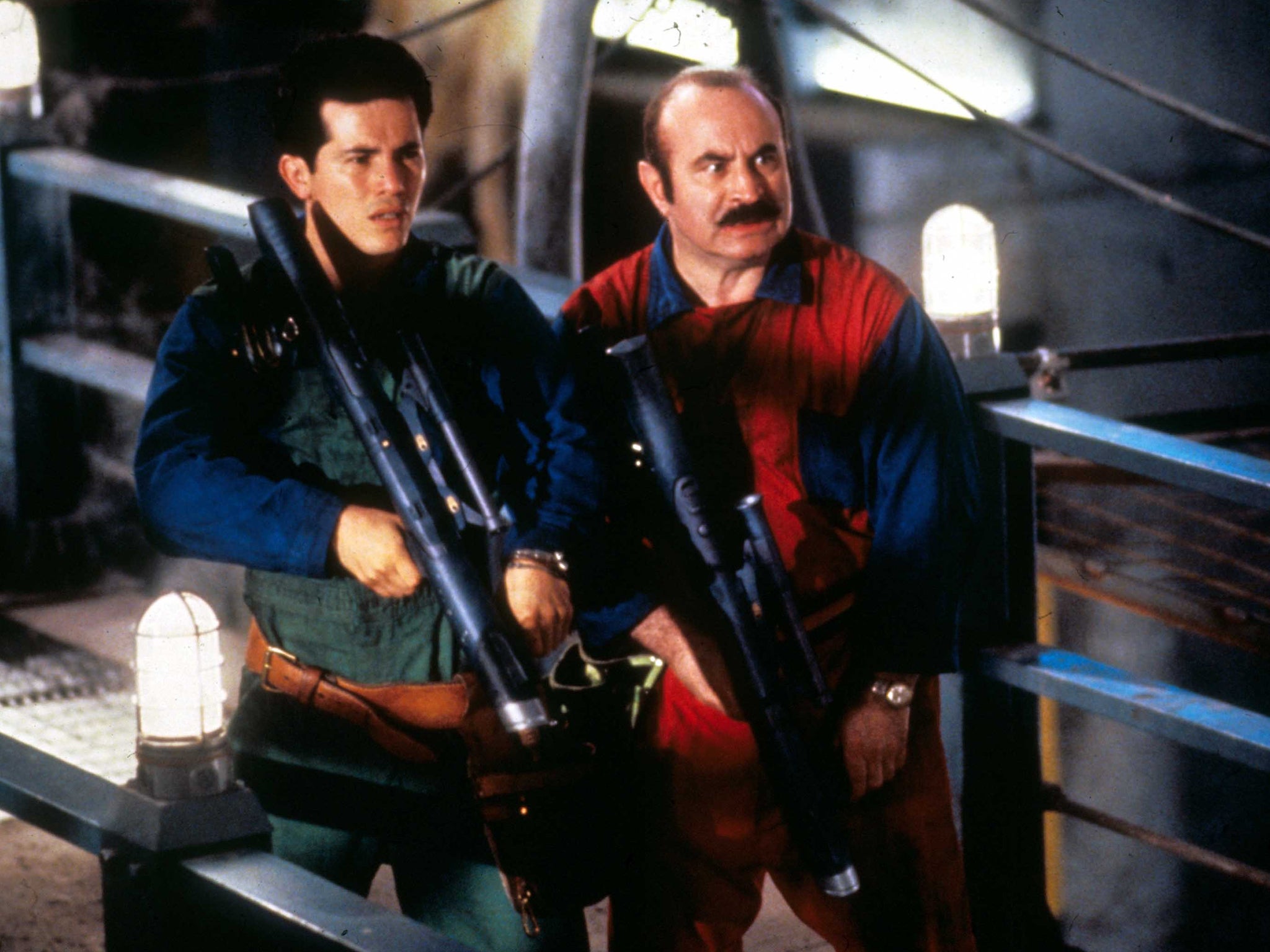 John Leguizamo and Bob Hoskins in ‘Super Mario Bros’