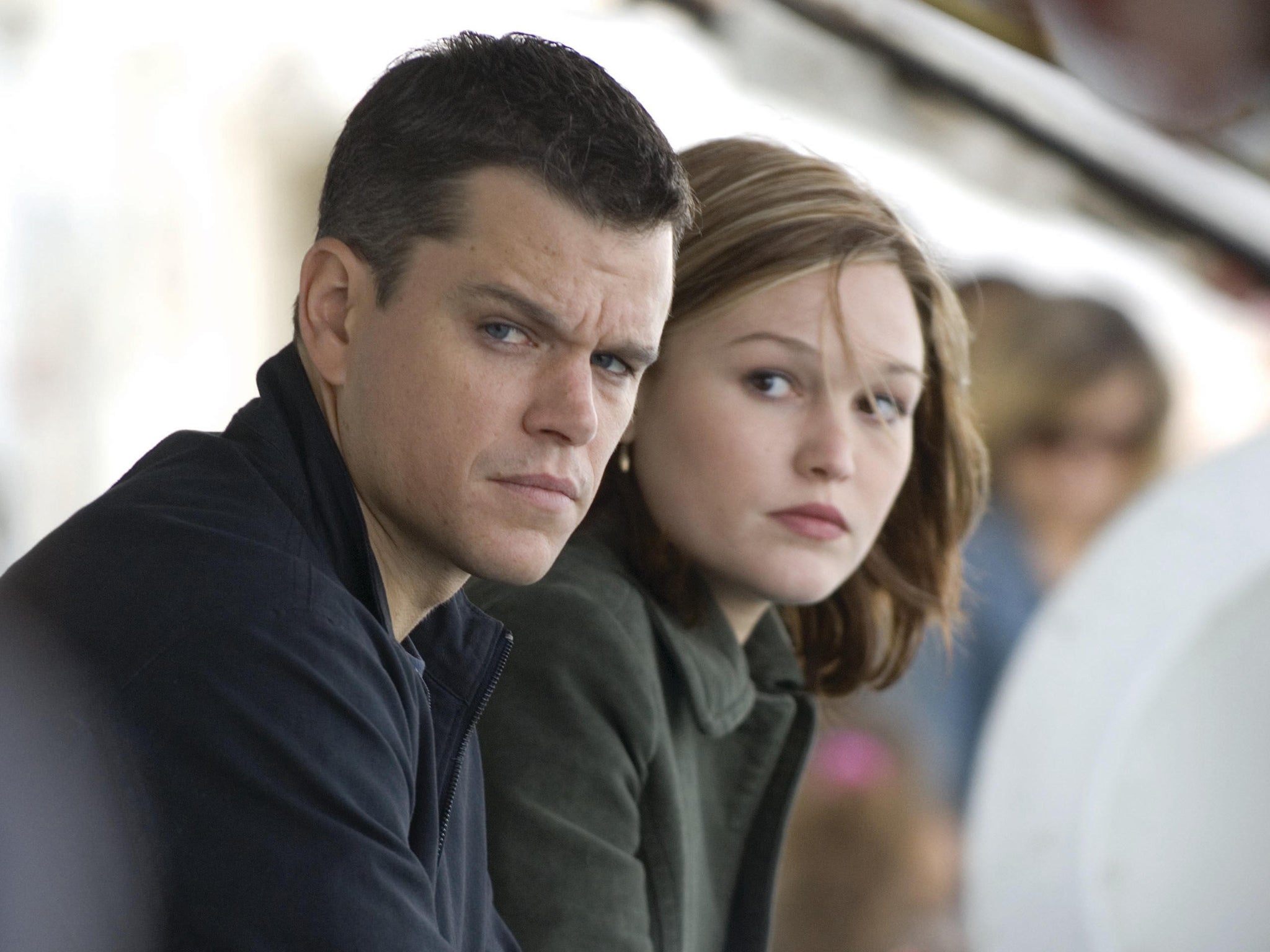 Julia Stiles with Matt Damon in ‘The Bourne Ultimatum’