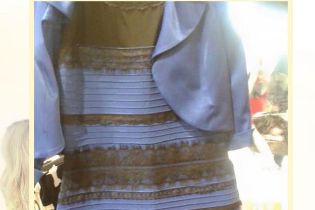 The dress can be seen in different colours