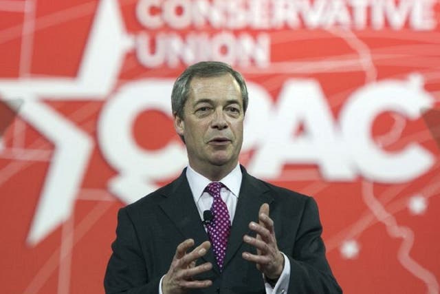 Nigel Farage at the Conservative Political Action Conference