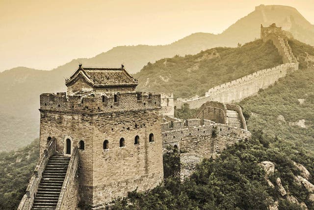 High life: some luxury tours include bubbly on the Great Wall