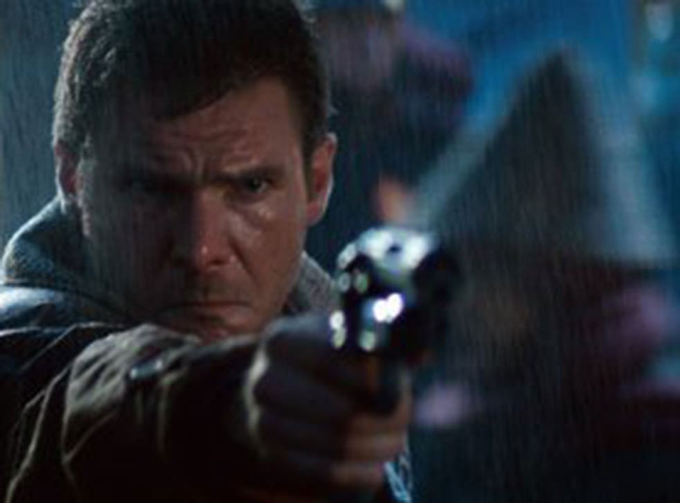 Harrison Ford in the Blade Runner original
