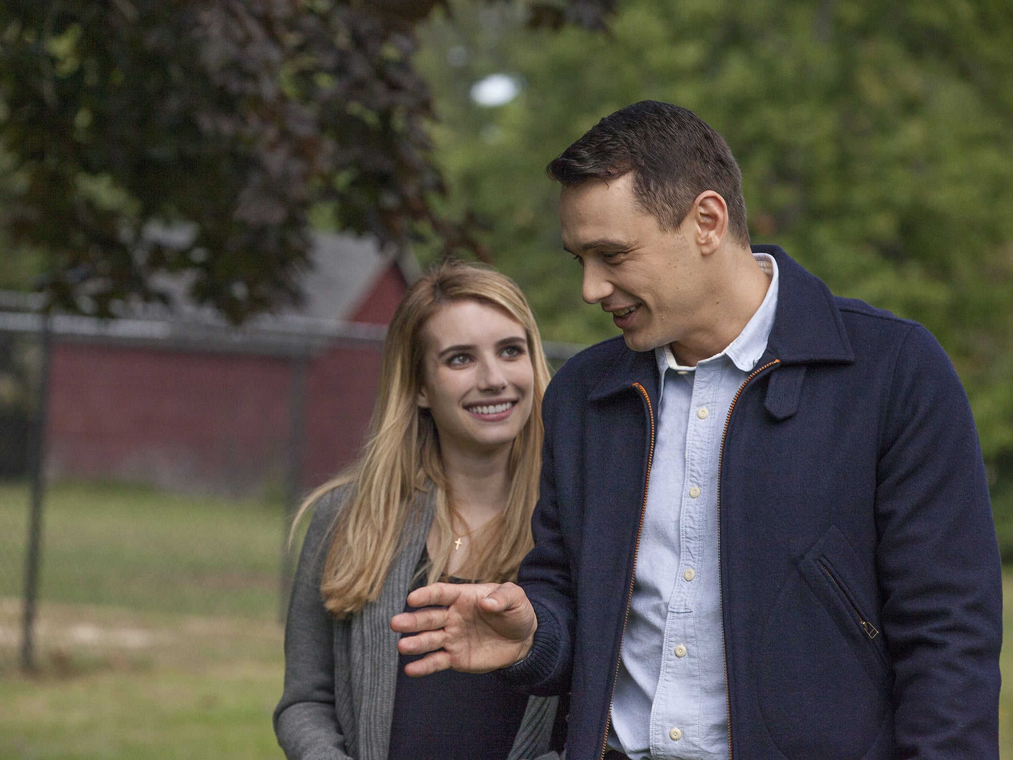 Emma Roberts and James Franco in I am Michael