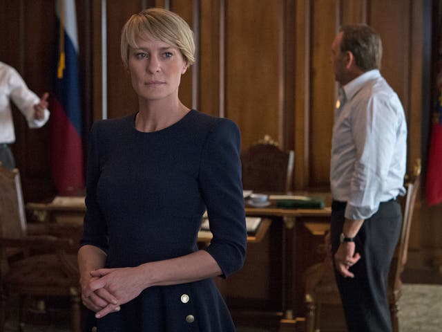 Robin Wright as Claire Underwood in House of Cards' Season 3