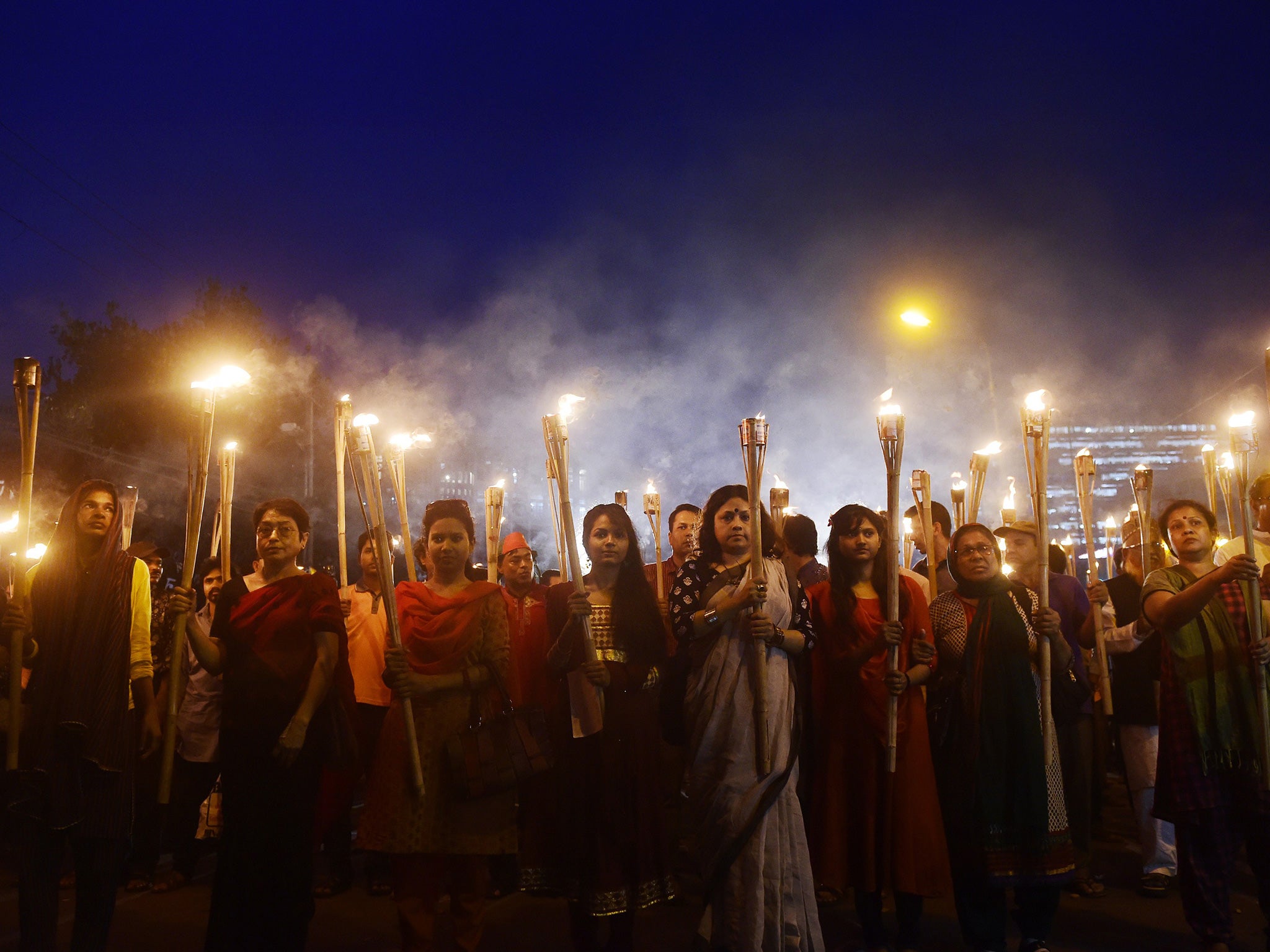 Students and teachers have protested in Dhaka after Avijit Roy was hacked to death last month