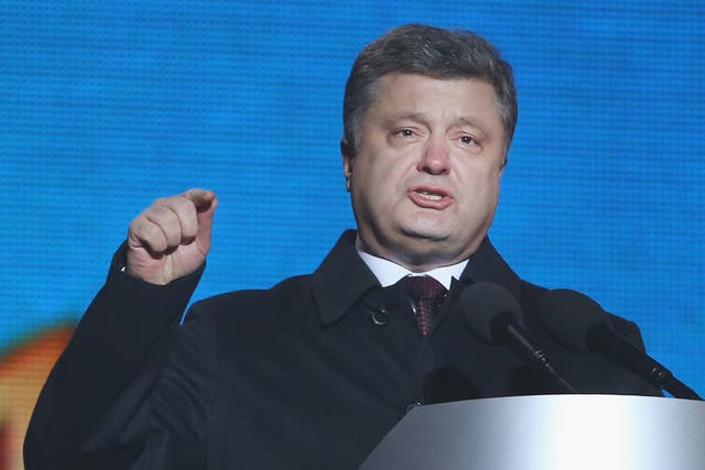 Poroshenko has said a “military threat from the east” would remain even if a peace deal holds