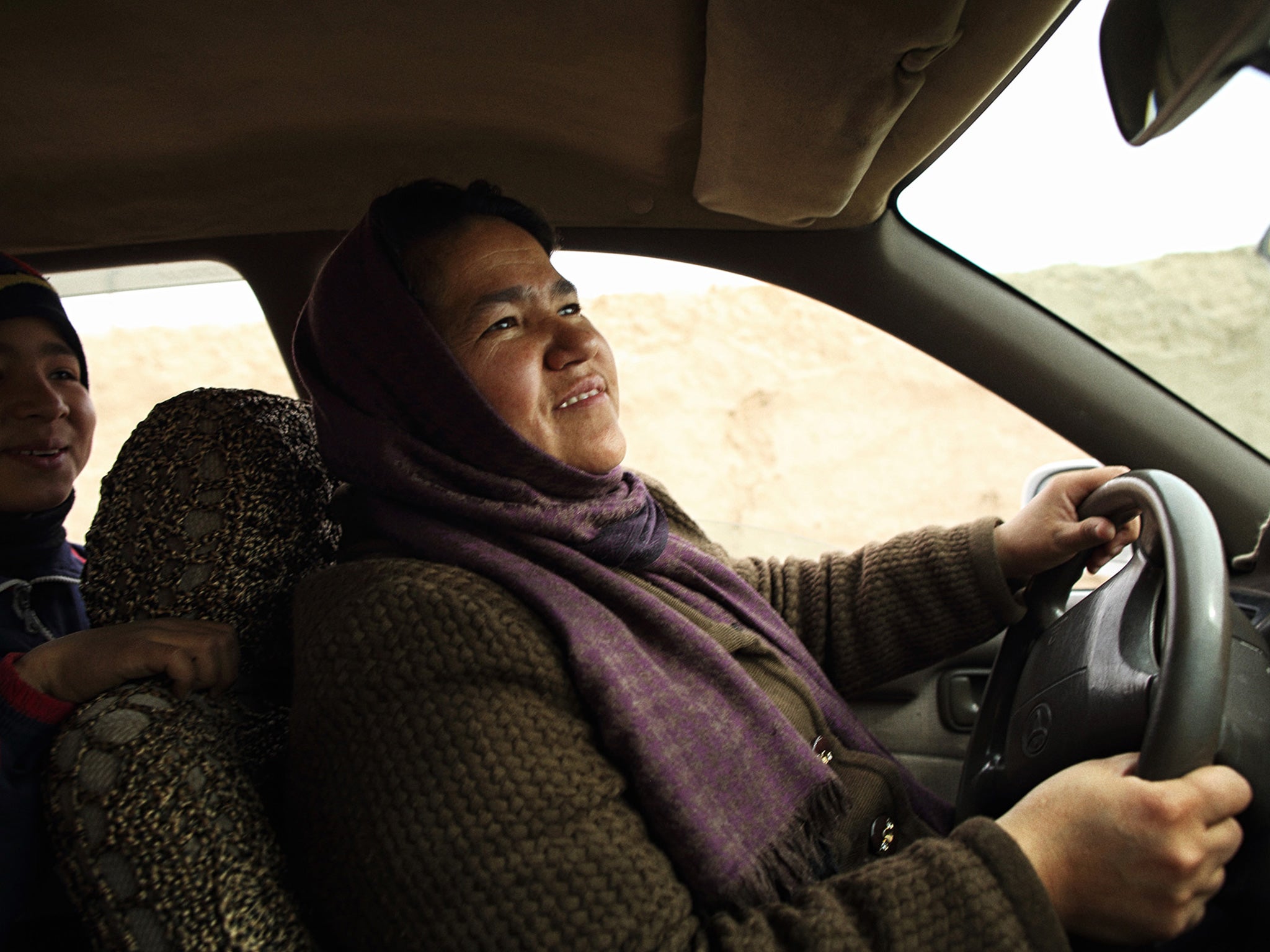 Sara Bahayi is Afghanistan’s first female taxi driver in recent memory