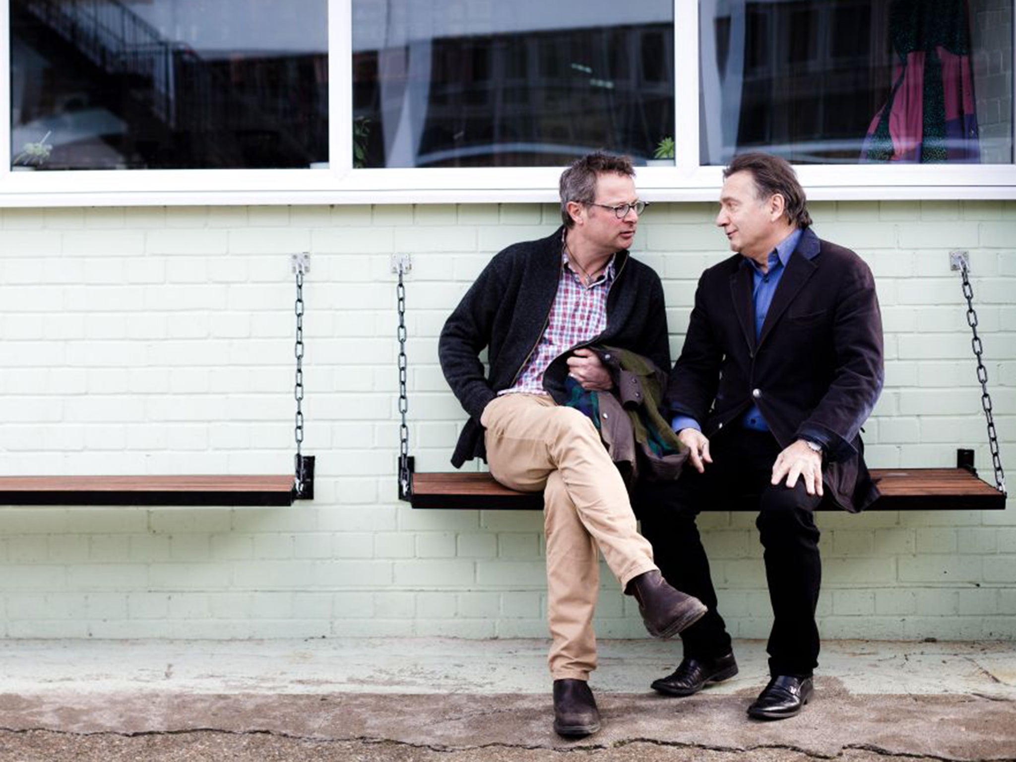 New benchmark: Chefs Hugh Fearnley-Whittingstall (left) and Raymond Blanc