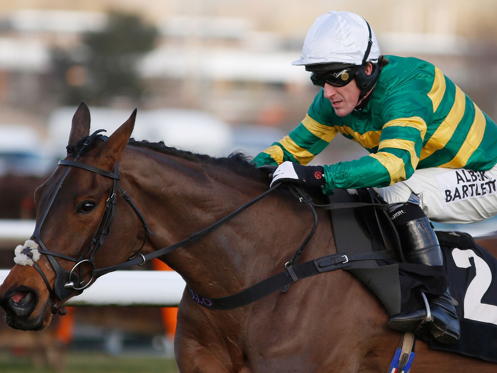 AP McCoy on Minella Rocco at Nebury on Friday