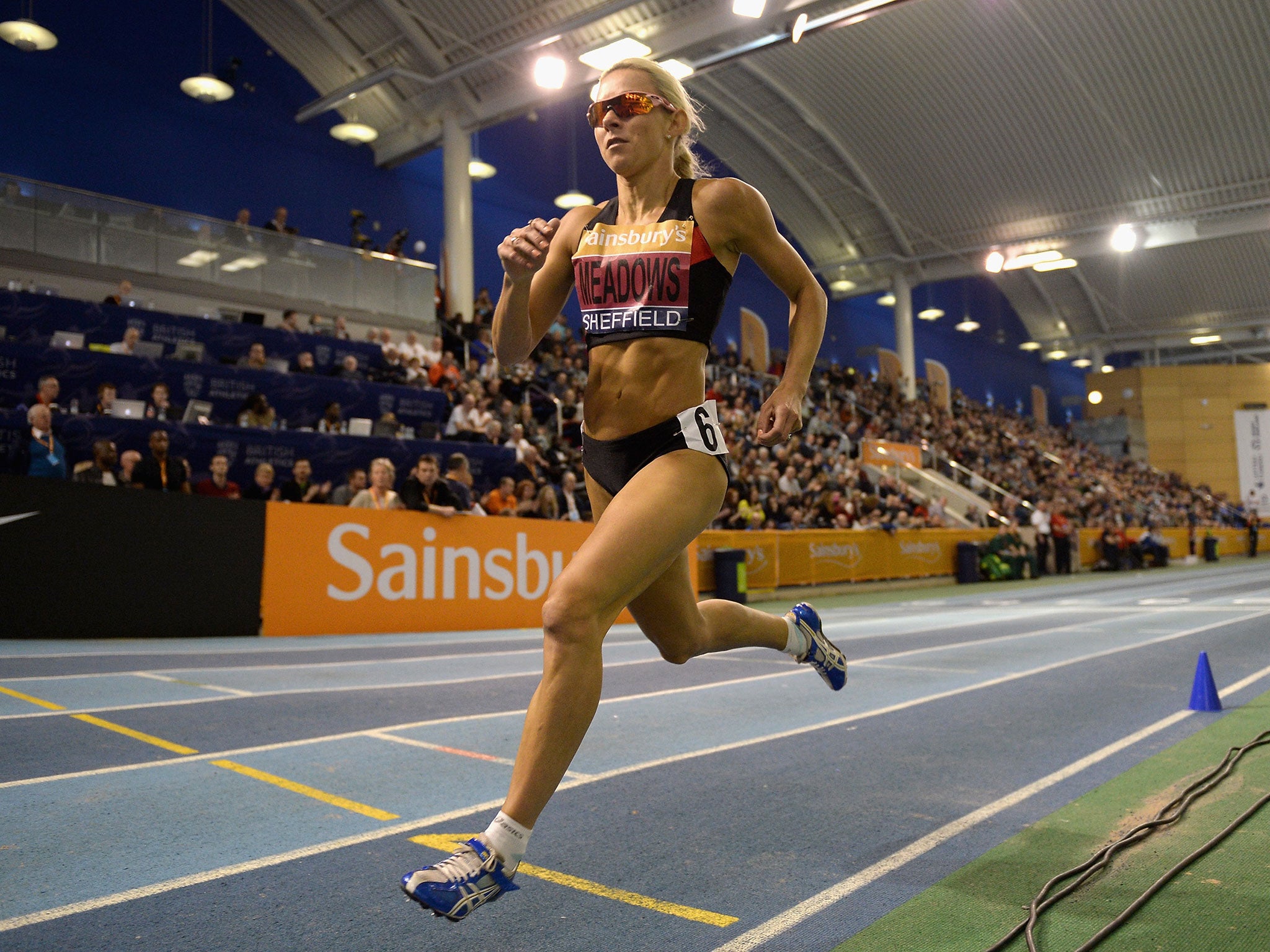 British athlete Jenny Meadows