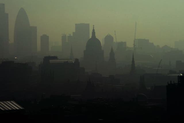 Air pollution in London has reached illegally high levels 