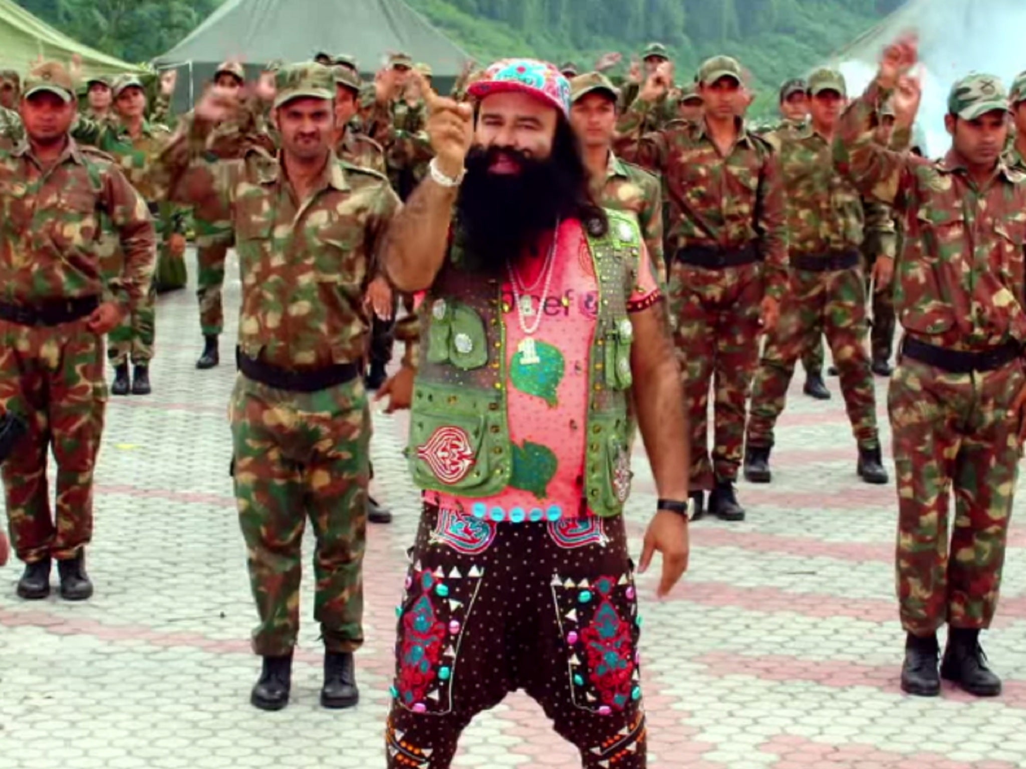 Singh in one of his Bollywood-style music videos