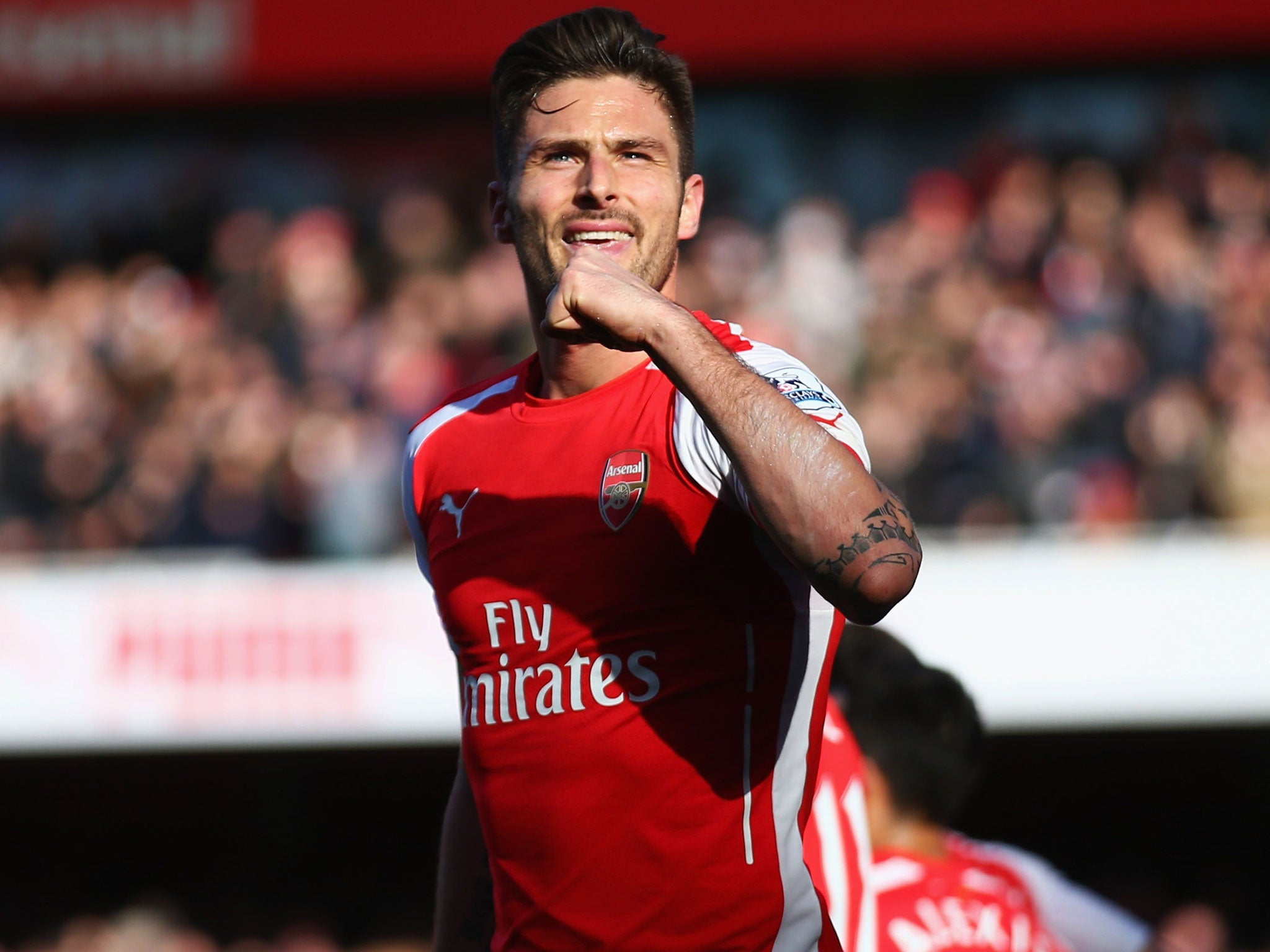 Olivier Giroud will lead the line