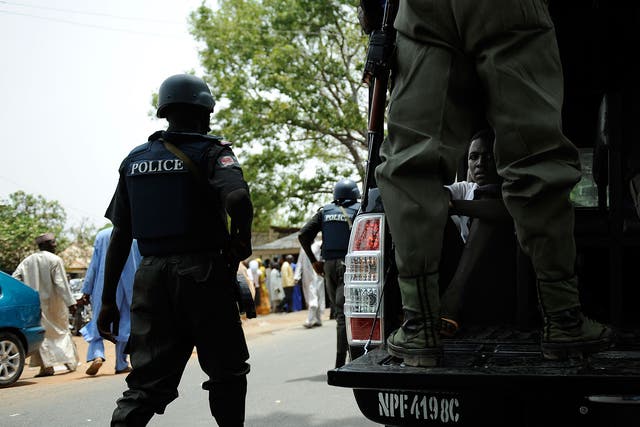 Nigerian police in Bauchi