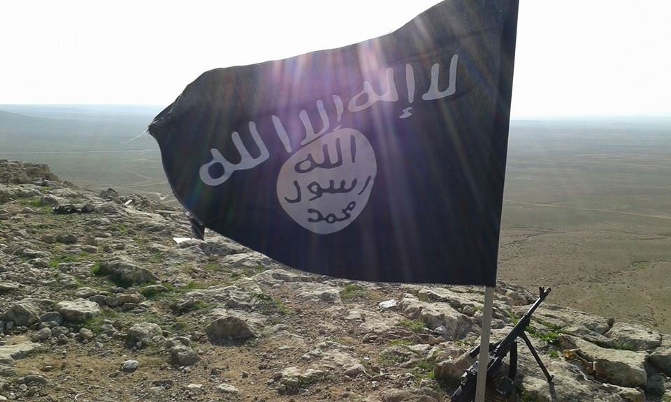 Isis' flag pictured in Syria