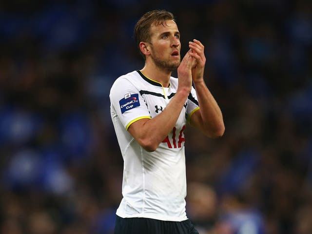 Harry Kane after defeat for Spurs in the Capital One Cup final