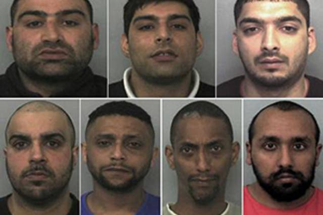 Five out of these seven men from Oxfordshire were sentenced to life in prison for sexual exploitation of girls