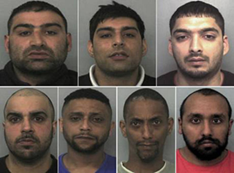 Five out of these seven men from Oxfordshire were sentenced to life in prison for sexual exploitation of girls