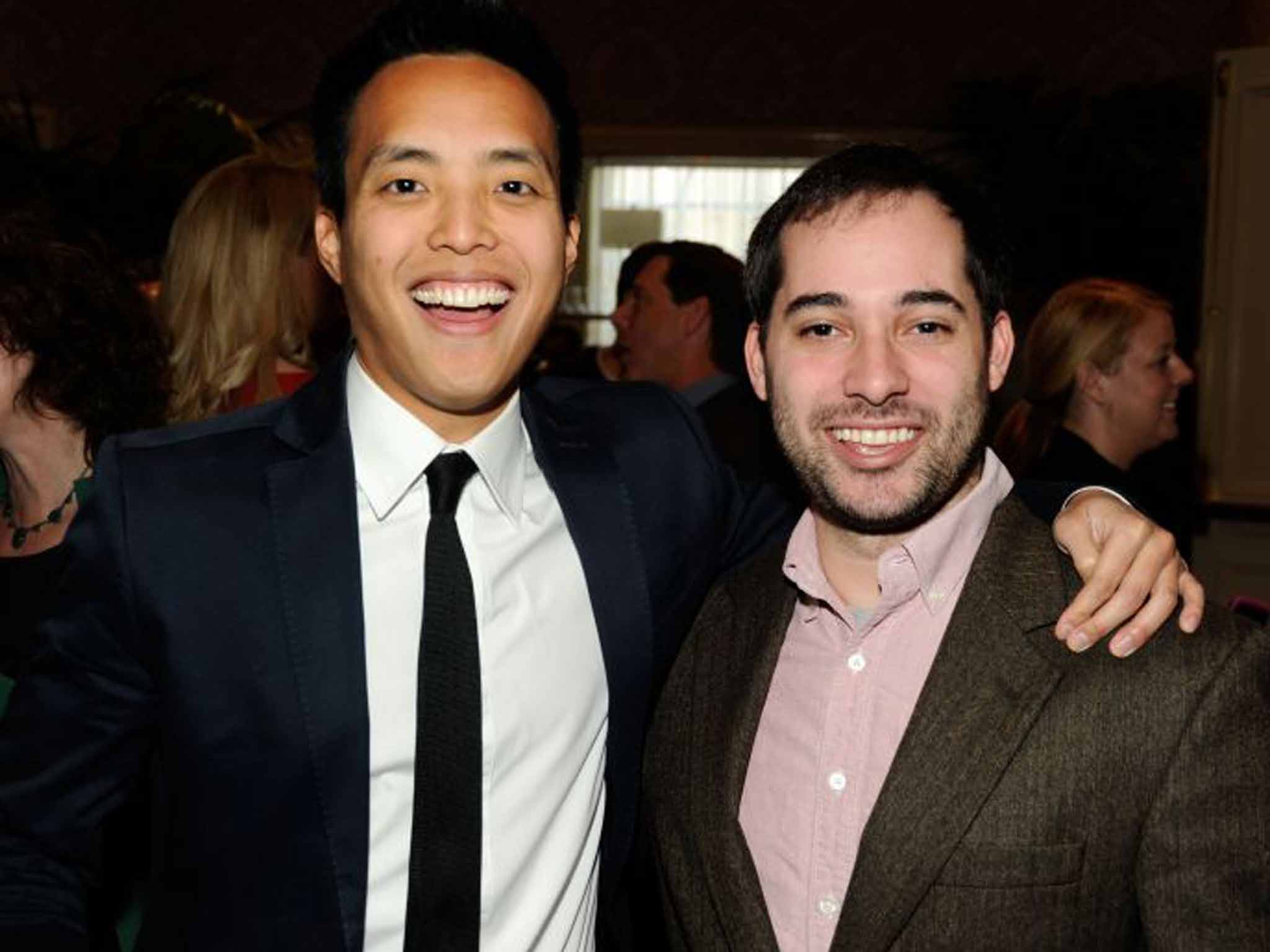 Wittels, right, in 2012 with a fellow writer on 'Parks and Recreation'