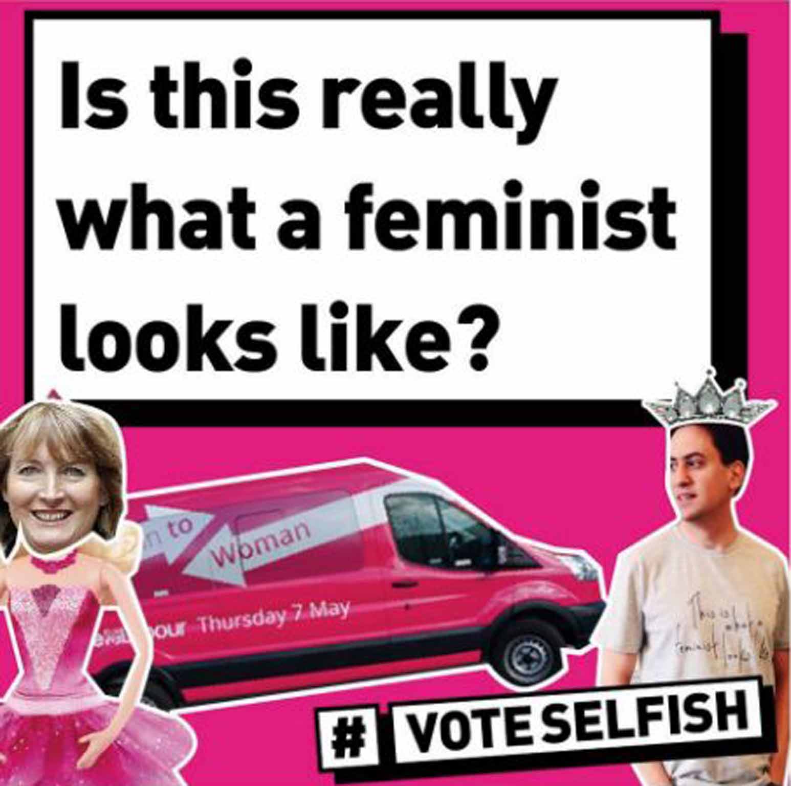 The #VOTESELFISH campaign