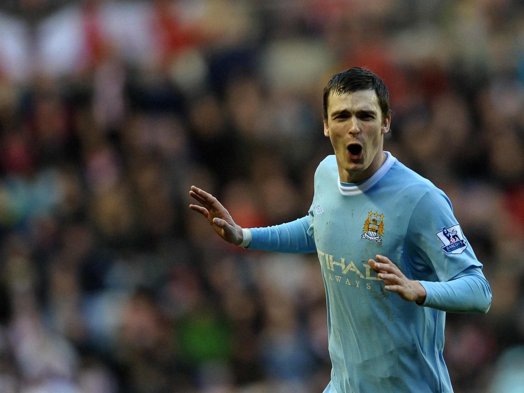 Adam Johnson at Manchester City