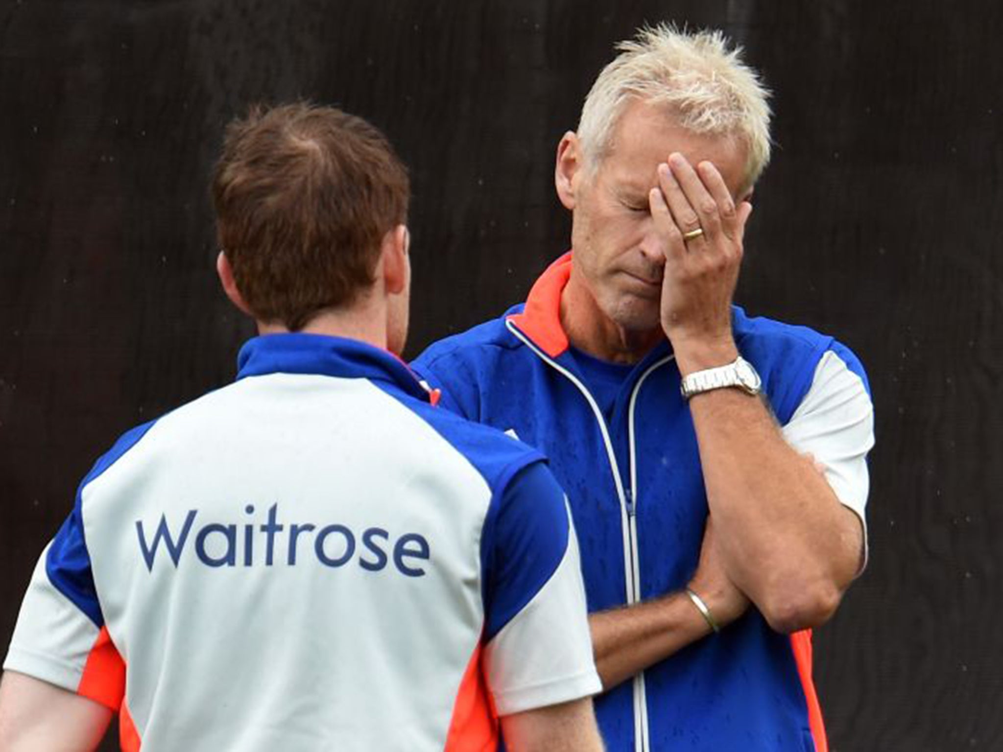 England coach Peter Moores and captain Eoin Morgan are facing an uncertain future