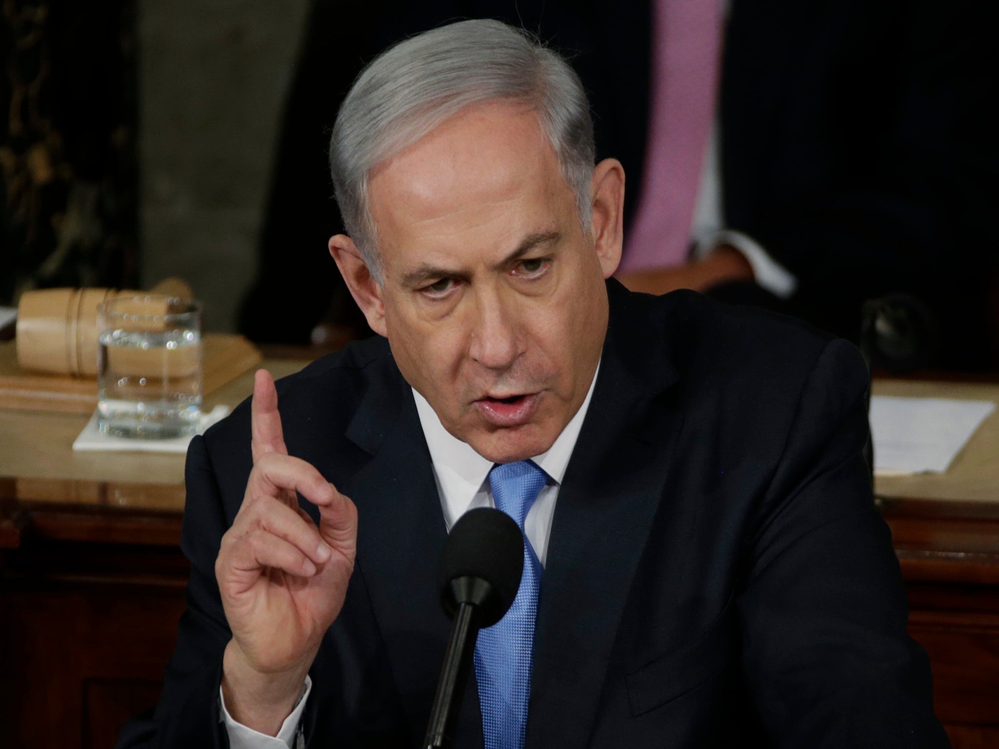 Benjamin Netanyahu spoke to a joint session of Congress