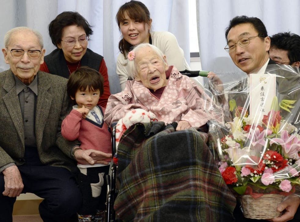 Misao Okawa is the world's oldest person at 117