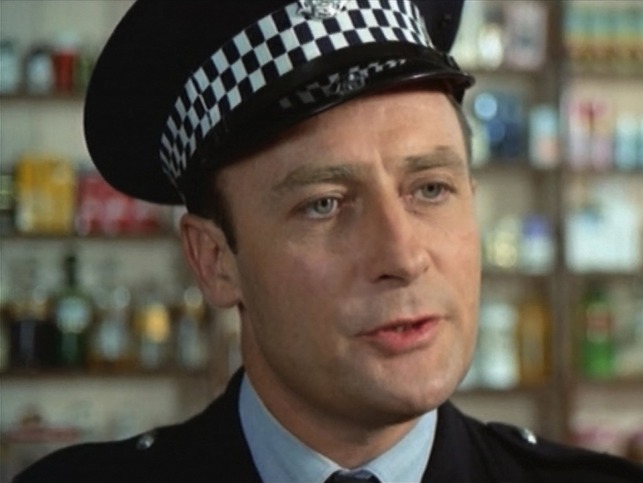 Sergeant Howie (Edward Woodward) in The Wicker Man