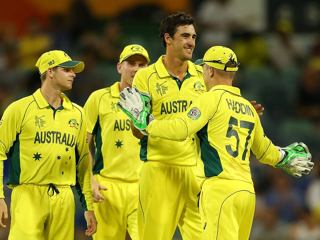 Mitchell Starc continued his good form with the ball in Australia's win over Afghanistan