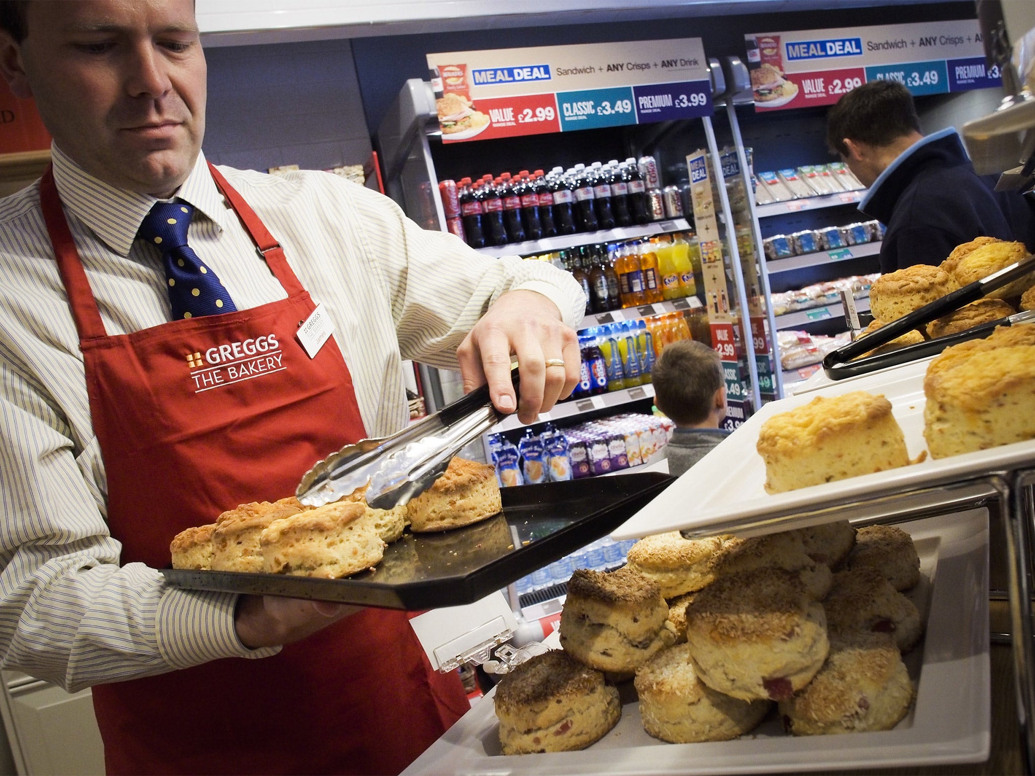 In 1600 Greggs stores around the UK, sandwiches are made daily and savoury pastries baked during the day