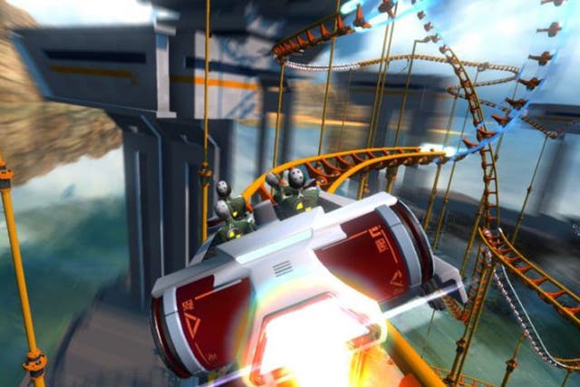 Energetic blast: Screamride combines racing elements with destruction and creativeness