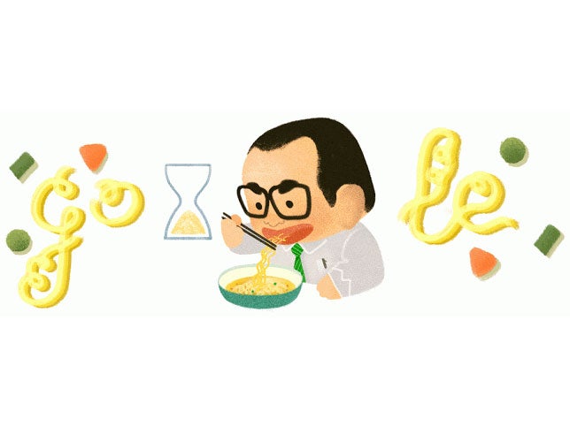 Google celebrates Momofuku Ando's birthday
